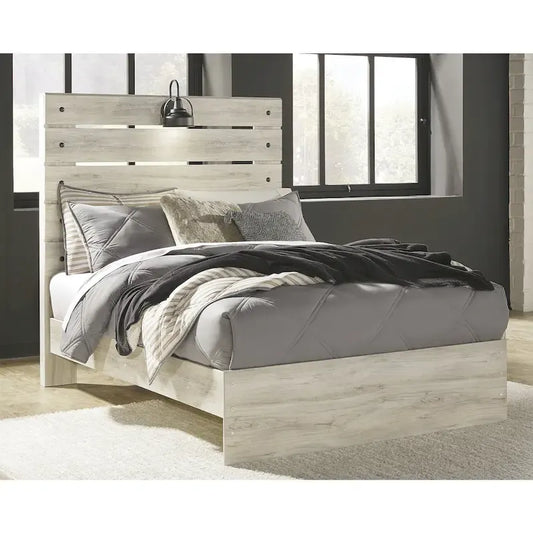 Cambeck Whitewash Panel Bed