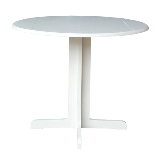 International Concepts Dual Drop Leaf 36-inch Dining Table