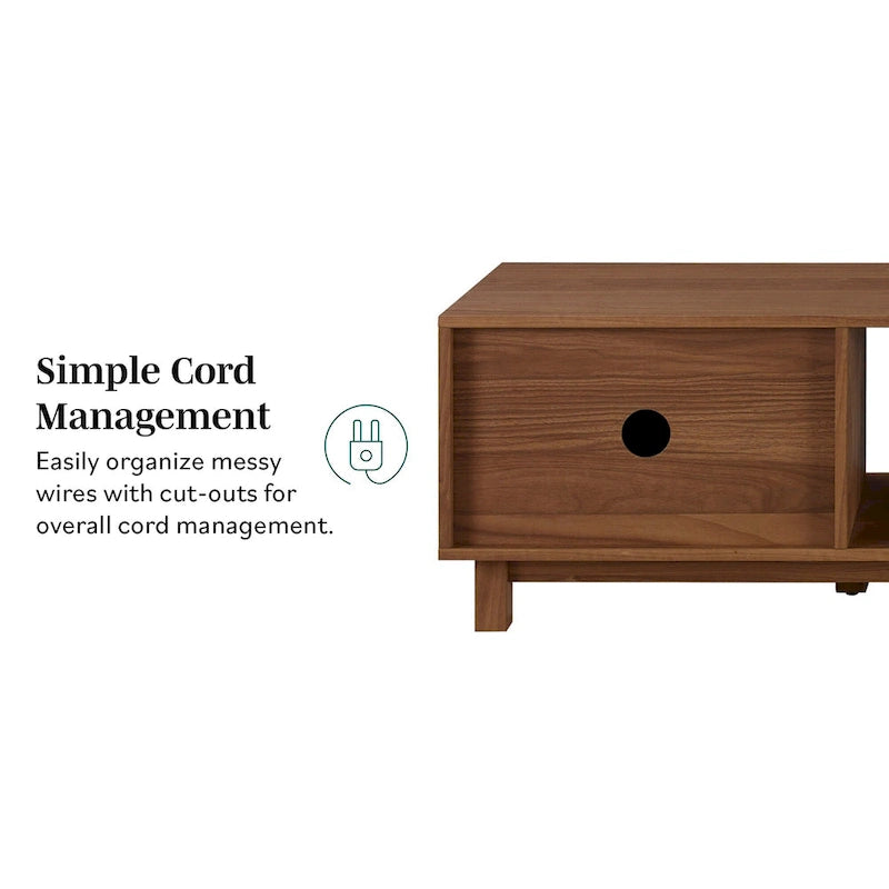 Middlebrook Designs Modern Fluted-Door TV Stand