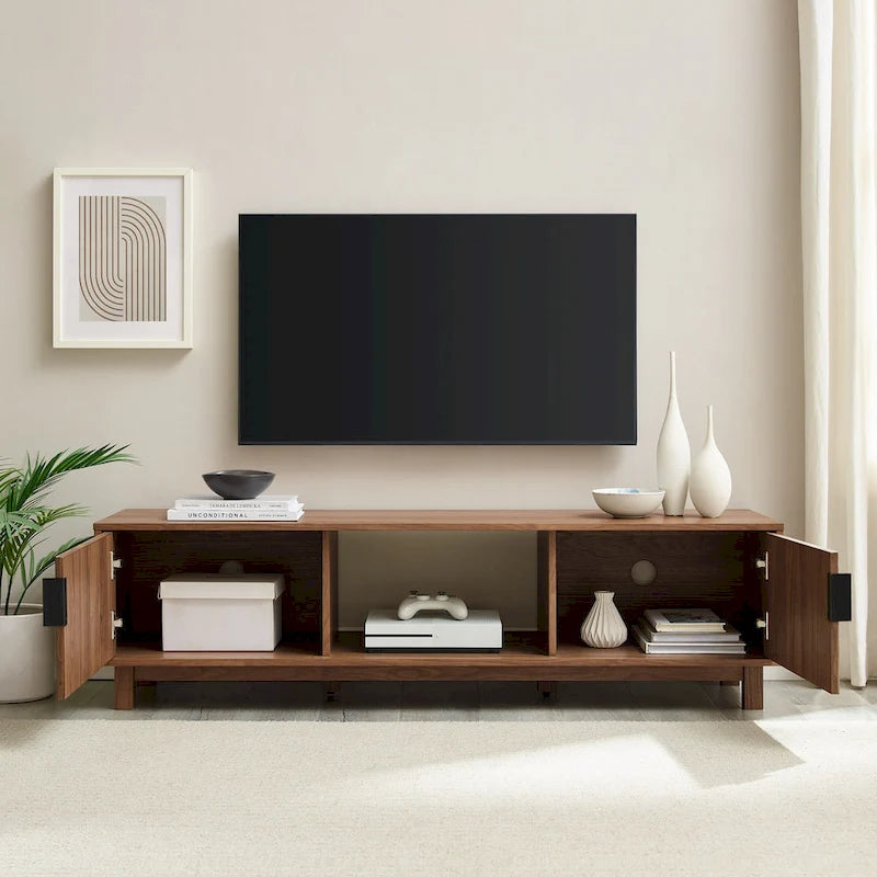 Middlebrook Designs Modern Fluted-Door TV Stand