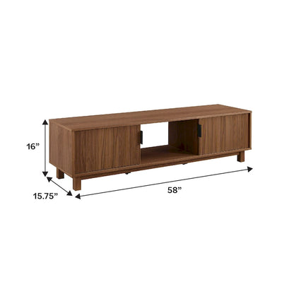 Middlebrook Designs Modern Fluted-Door TV Stand