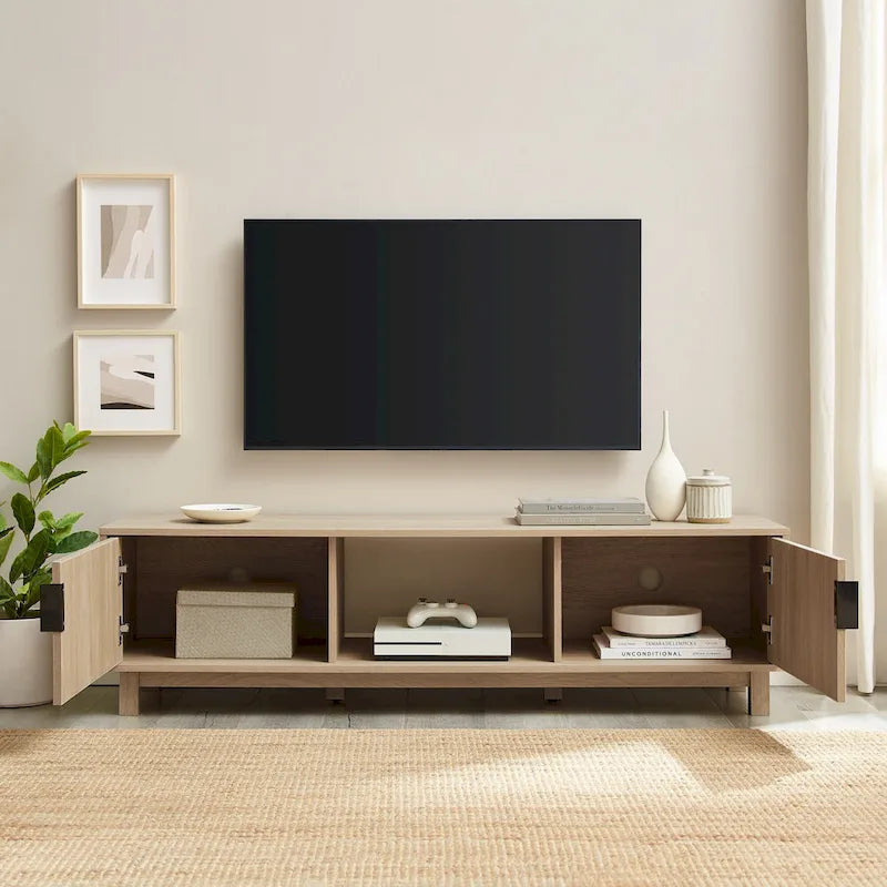 Middlebrook Designs Modern Fluted-Door TV Stand