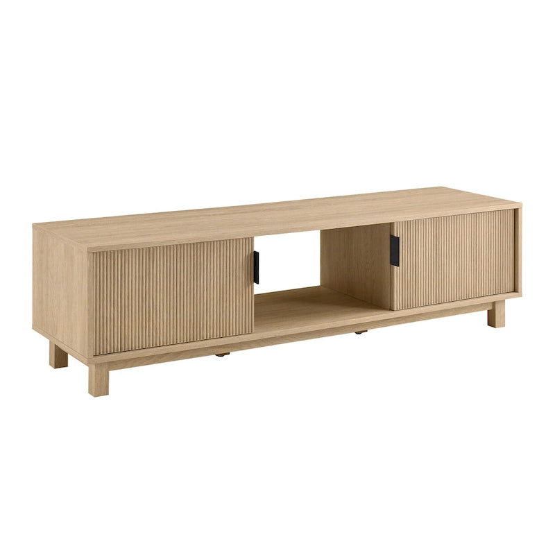 Middlebrook Designs Modern Fluted-Door TV Stand