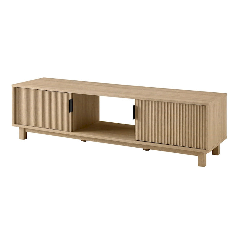 Middlebrook Designs Modern Fluted-Door TV Stand