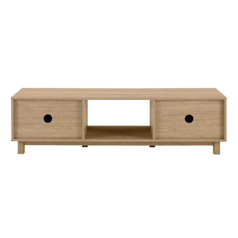 Middlebrook Designs Modern Fluted-Door TV Stand