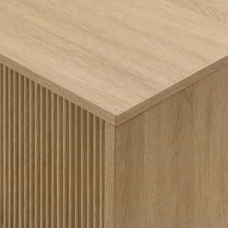 Middlebrook Designs Modern Fluted-Door TV Stand