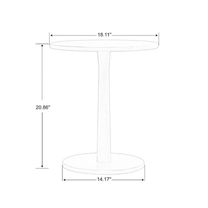 18.7 Side Chairs with Round Table (Set of 2)