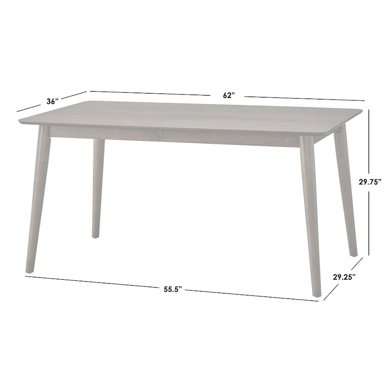 Lifestorey Clover Mid-Century Modern Dining Set