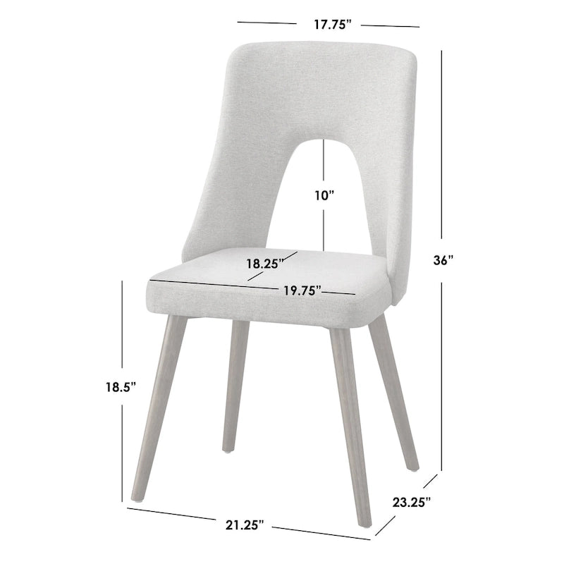 Lifestorey Clover Mid-Century Modern Dining Set