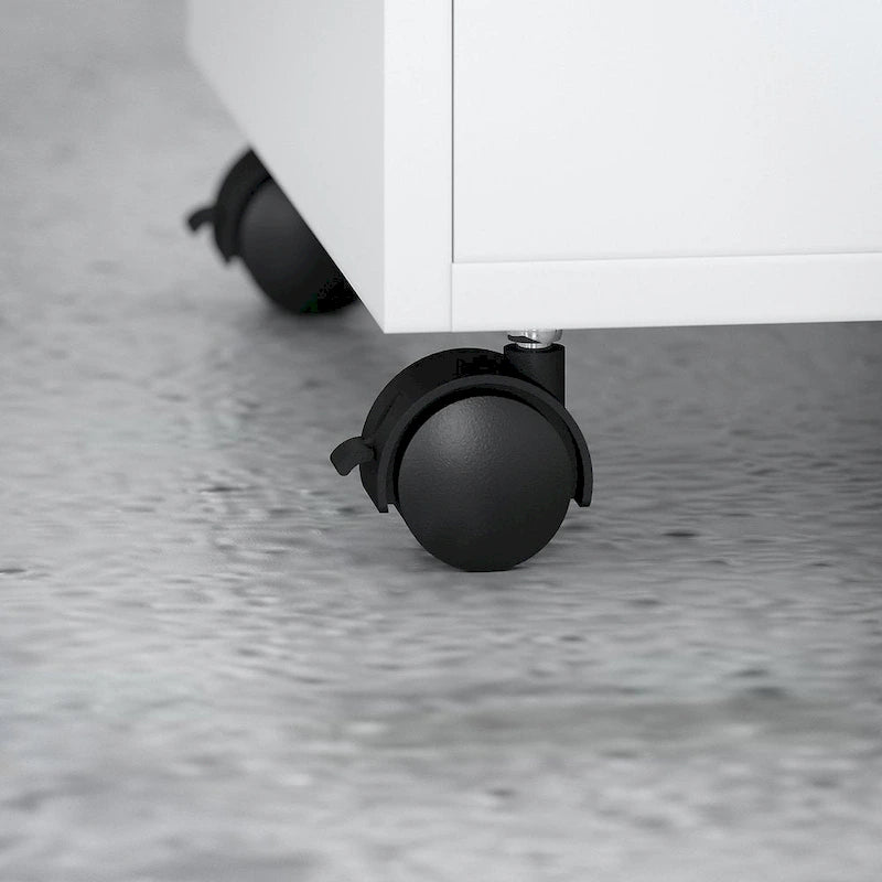 Echo L Shaped Desk with Hutch and Drawers by Bush Business Furniture