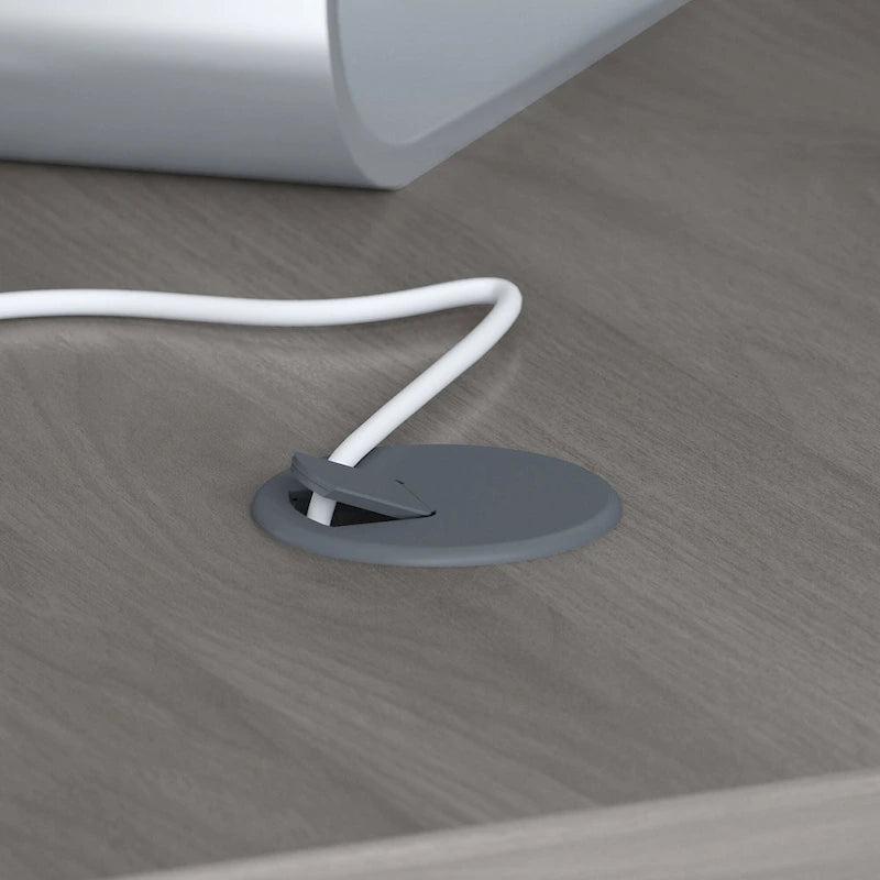 Echo L Shaped Desk with Hutch and Drawers by Bush Business Furniture