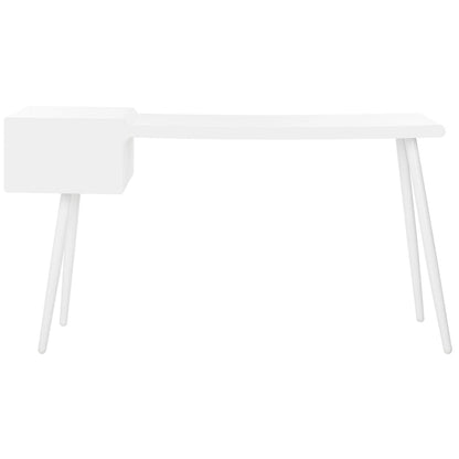 SAFAVIEH Natalia Mid Century Scandinavian White Two Drawer Desk