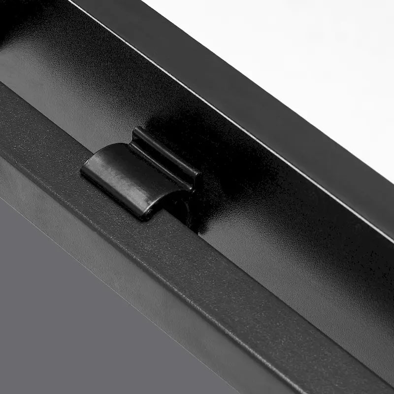 Minimalist Folding Office Desk with One Piece Desktop and 4 Moving Wheel for Home Offices and Bedrooms or Dorm Rooms