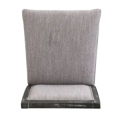 Roomfitters Retro Bar Stools, Set of 2 Upholstered 30.5 Bar Height Chairs with Fabric Cushion and Wood Frame