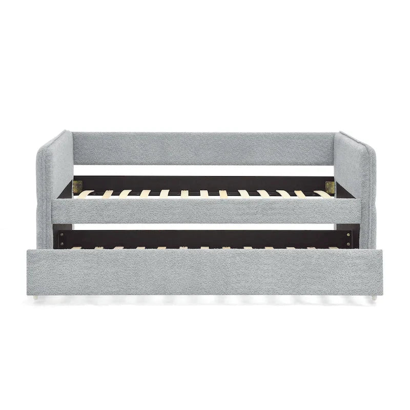 Twin Boucle Daybed with Trundle