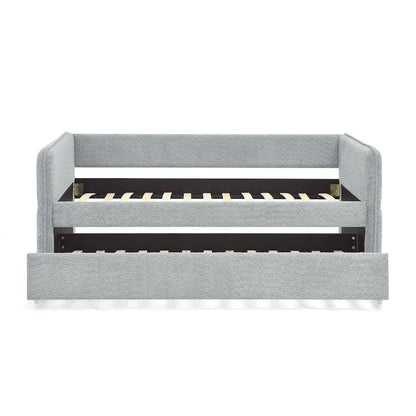 Twin Boucle Daybed with Trundle