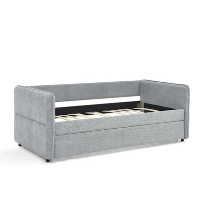 Twin Boucle Daybed with Trundle