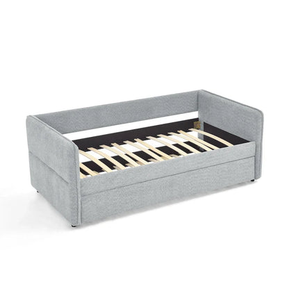 Twin Boucle Daybed with Trundle