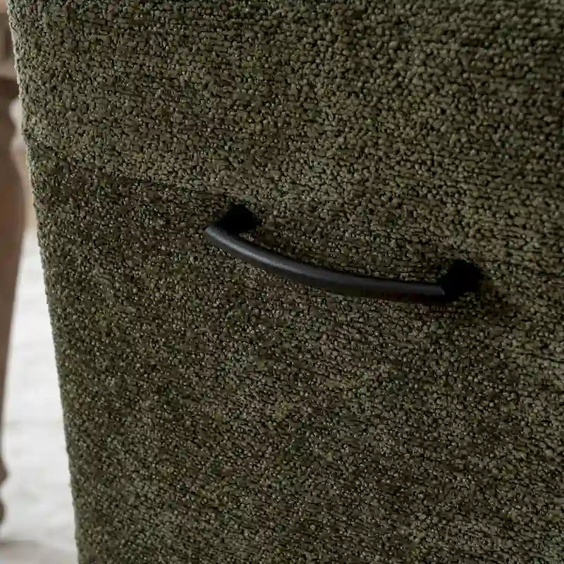 Modern Upholstered Dining Chairs with Swivel Metal Legs