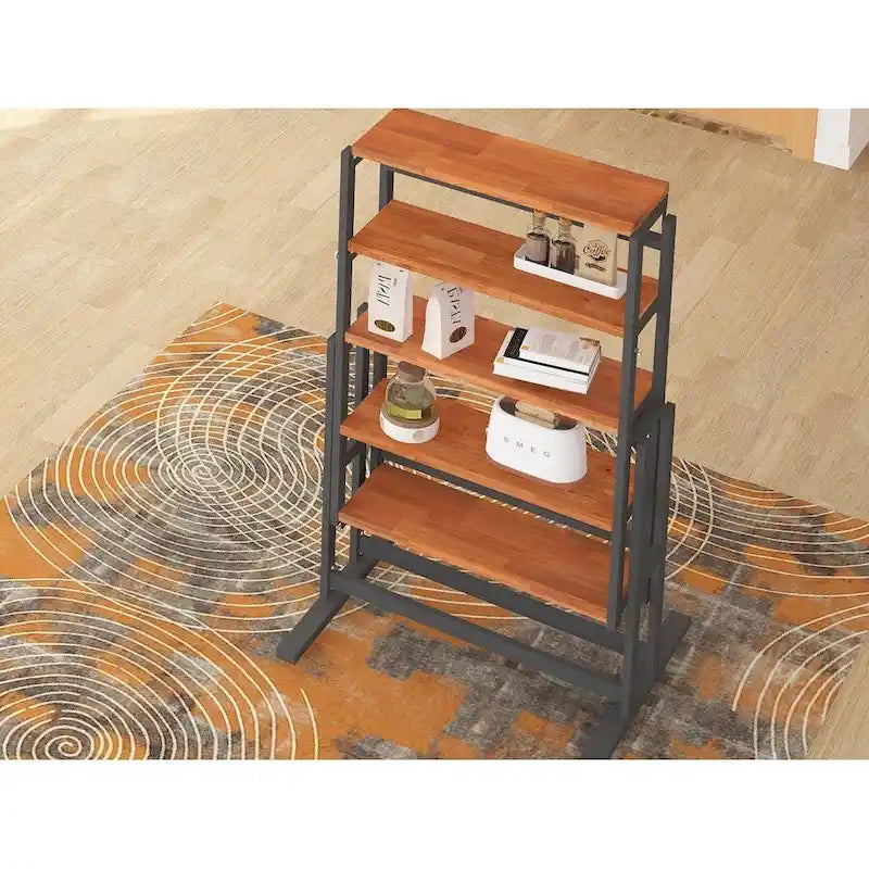 Versatile Convertible Dining Table with Industrial Rustic Design for Compact Spaces