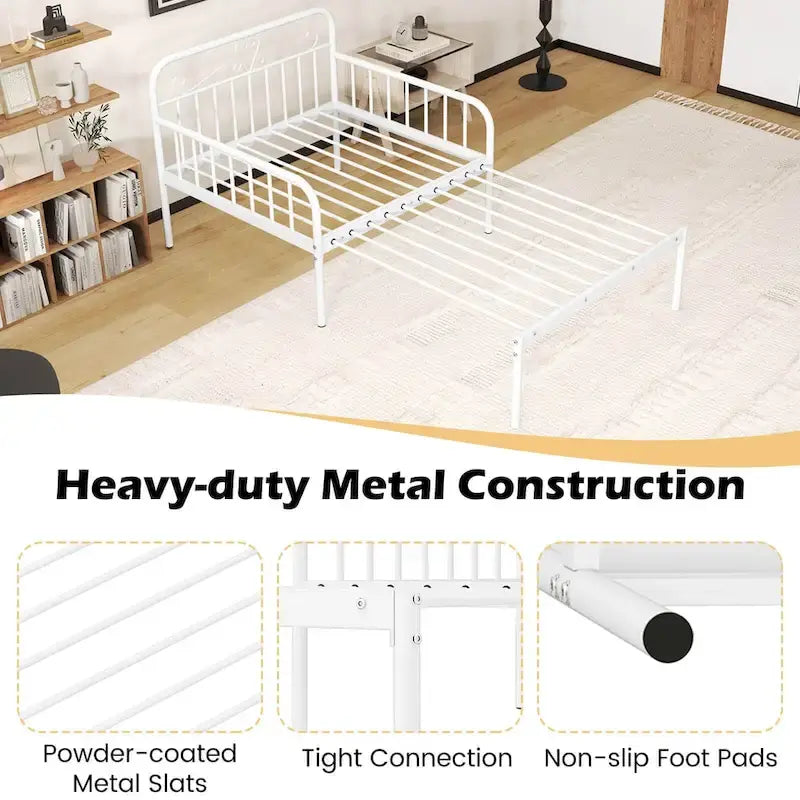 Costway Metal Daybed Extendable Daybed to Twin Size Bed Heavy Duty - See Details