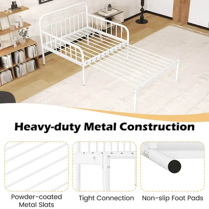 Costway Metal Daybed Extendable Daybed to Twin Size Bed Heavy Duty - See Details
