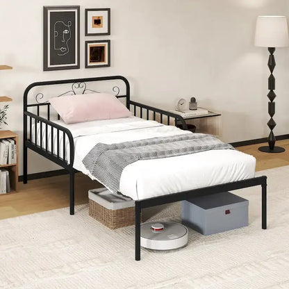 Costway Metal Daybed Extendable Daybed to Twin Size Bed Heavy Duty - See Details