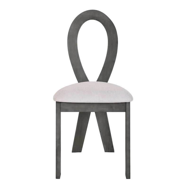 7 Piece Dining Table Set for 6, Versatile Kitchen Dining Table Set with Trestle Dining Table and 6 Upholstered Chairs