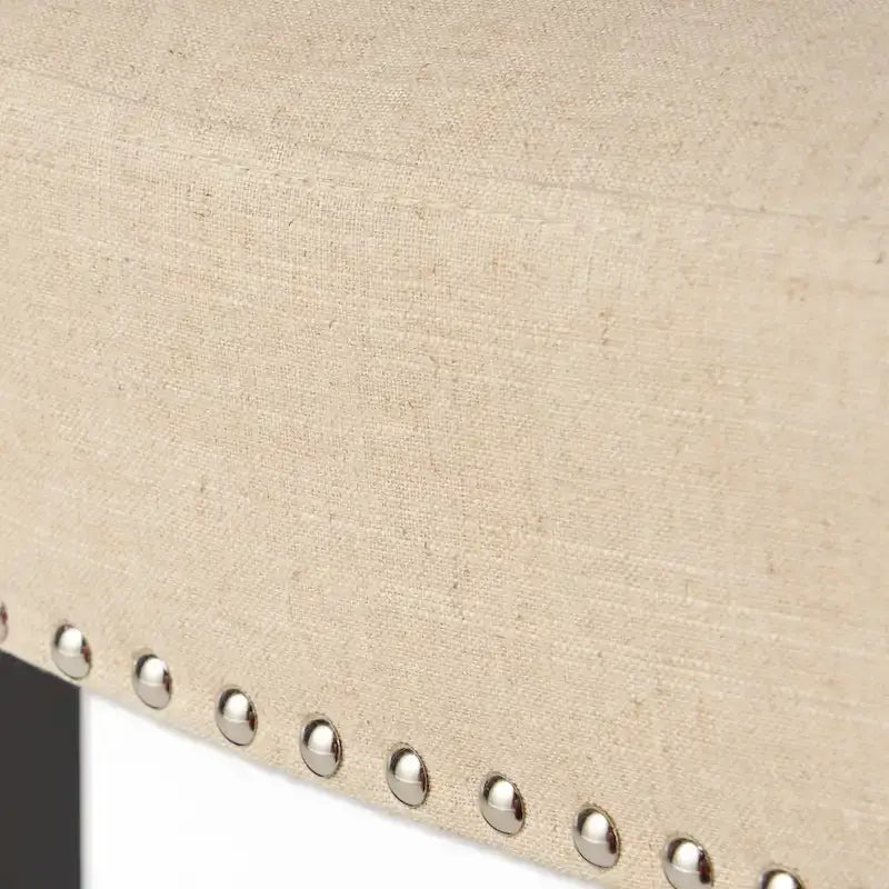 Counter Height Stools Set of 2, Kitchen Island Chair with Wood Legs, Armless Upholstered Dining Room Chair with Back