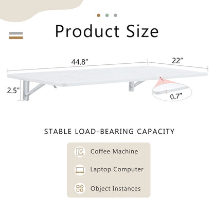 Laundry Room Folding Table Wall Mounted Folding Table for Small Spaces