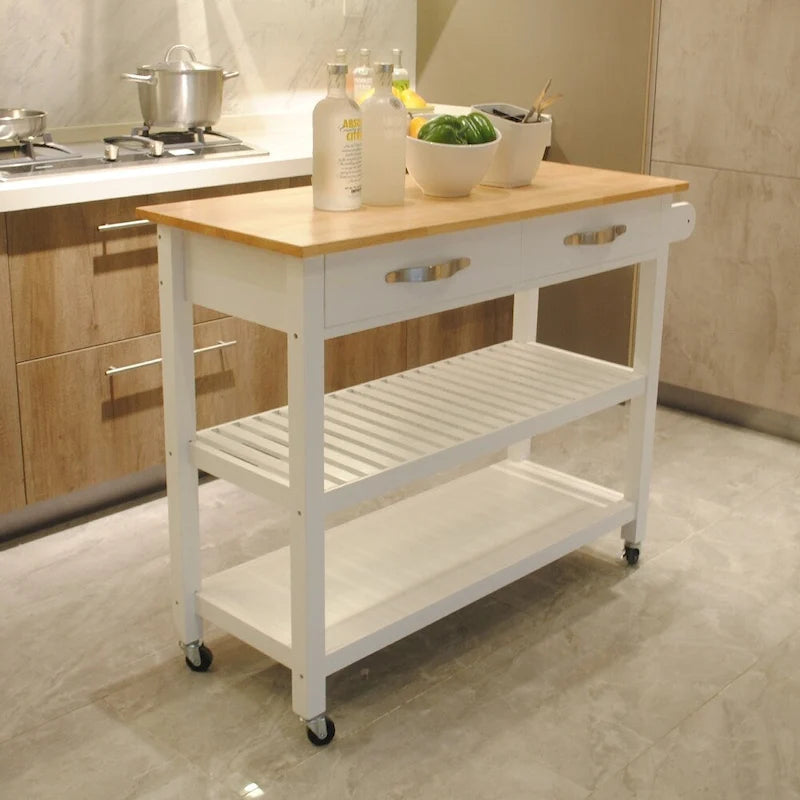 Kitchen Island & Kitchen Cart(no include stool)