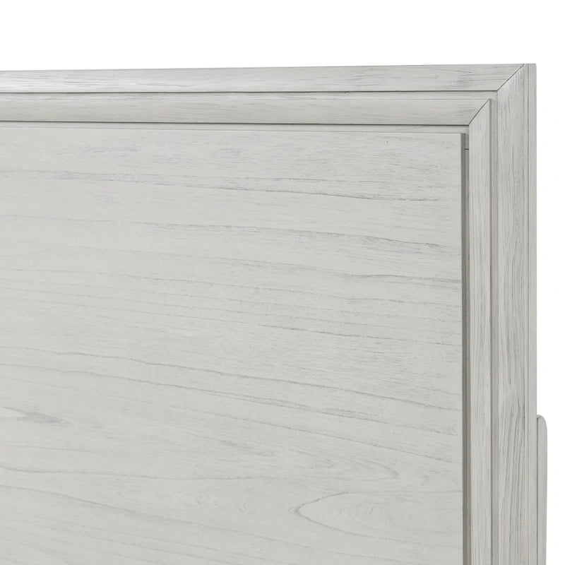 Furniture of America Klasiin Rustic White Wood Panel Bed