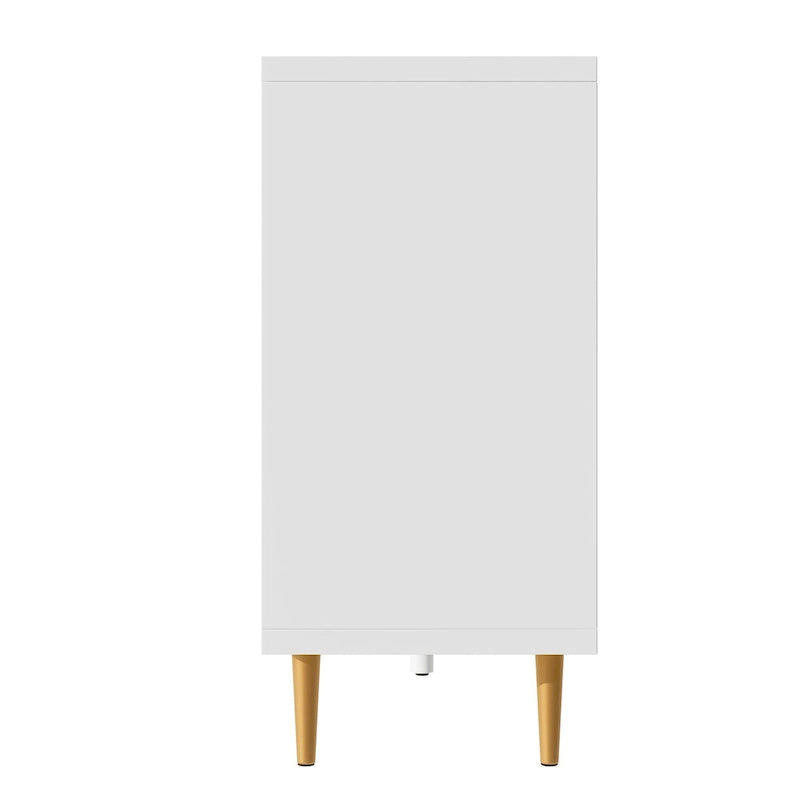 65 Modern TV Stand with Doors & Adjustable Shelves for TVs Up to 70