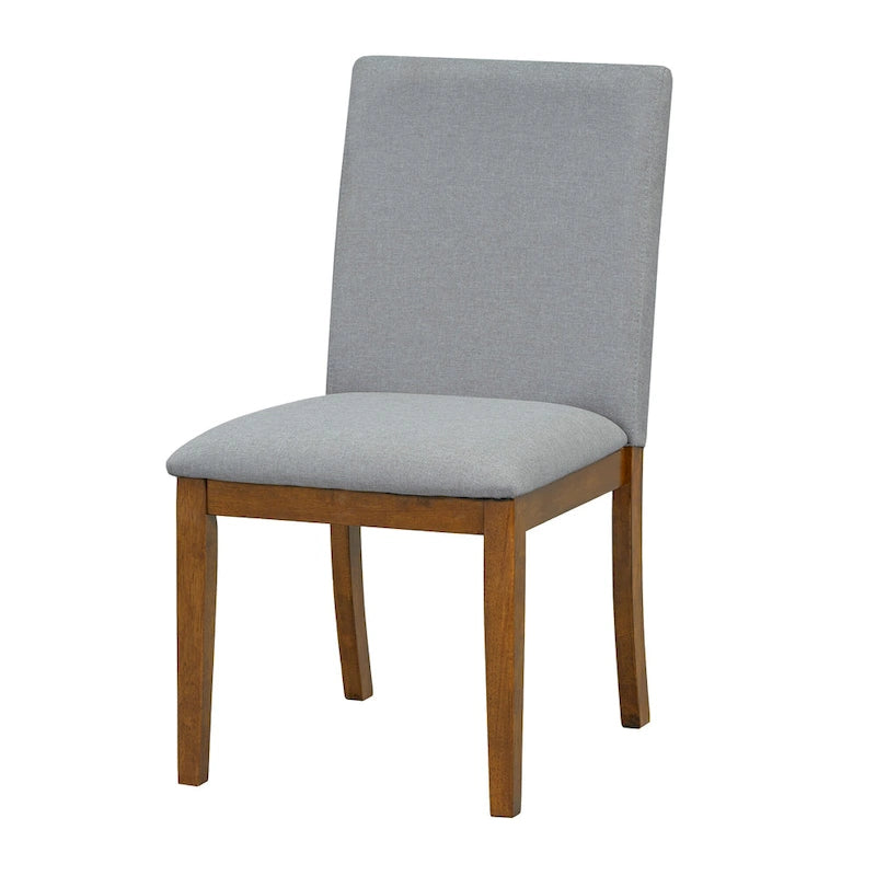 7-Piece Rustic Dining Set with Extendable Table & 6 Chairs