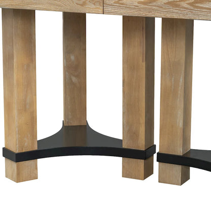 7-Piece Rustic Dining Set with Extendable Table & 6 Chairs