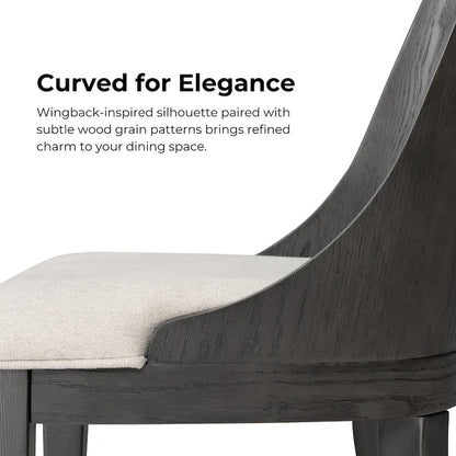 Furniture of America Piez Modern 5-Piece Solid Wood Round Dining Set