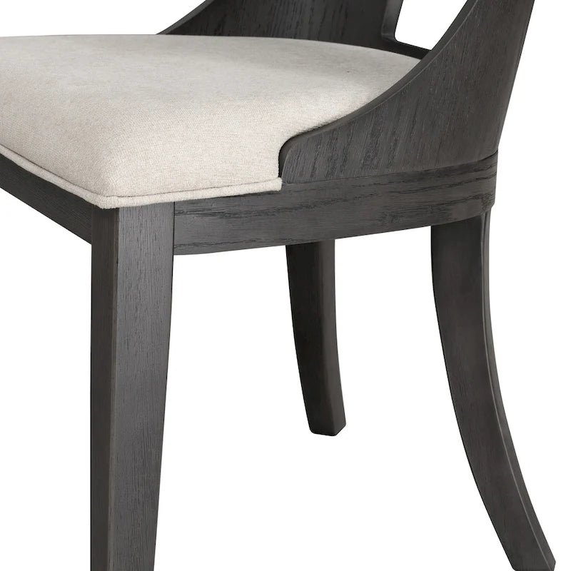 Furniture of America Piez Modern 5-Piece Solid Wood Round Dining Set