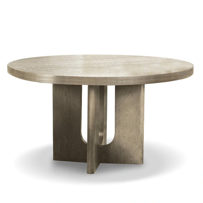 Furniture of America Piez Modern 5-Piece Solid Wood Round Dining Set