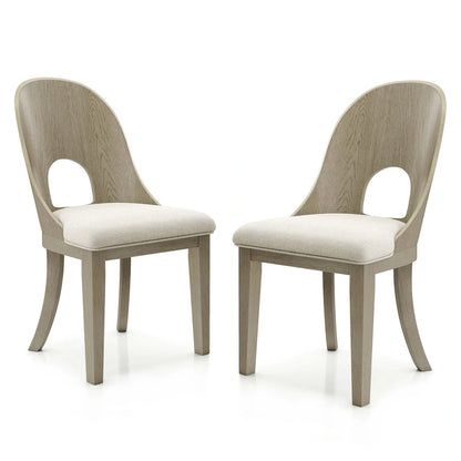 Furniture of America Piez Modern 5-Piece Solid Wood Round Dining Set