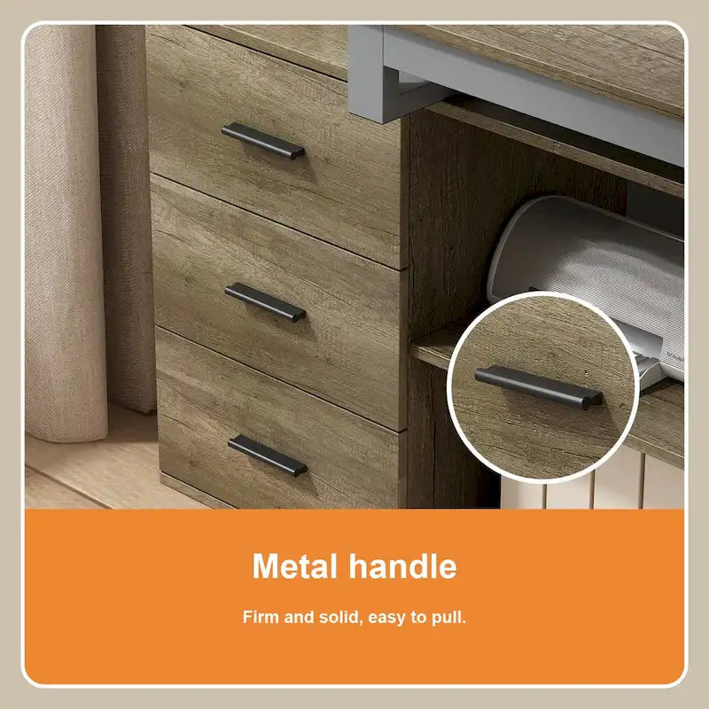 55 L Shaped Desk Writing Computer Desk Storage Workstation 5 Colors