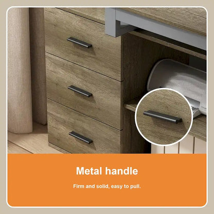 55 L Shaped Desk Writing Computer Desk Storage Workstation 5 Colors