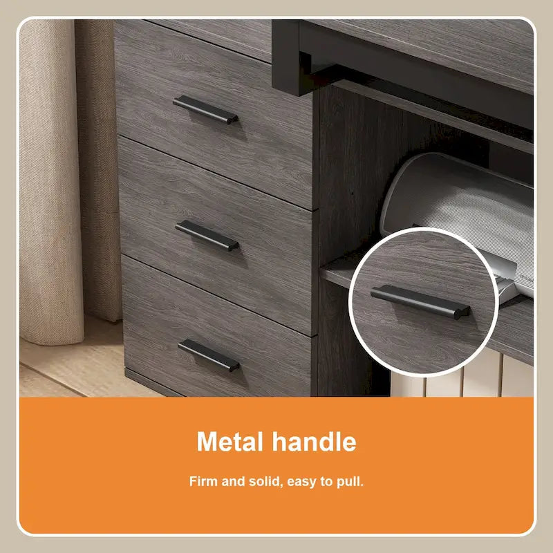 55 L Shaped Desk Writing Computer Desk Storage Workstation 5 Colors