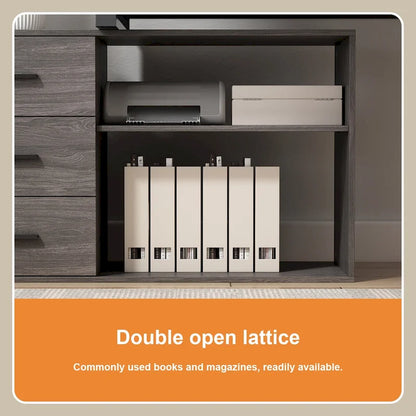 55 L Shaped Desk Writing Computer Desk Storage Workstation 5 Colors