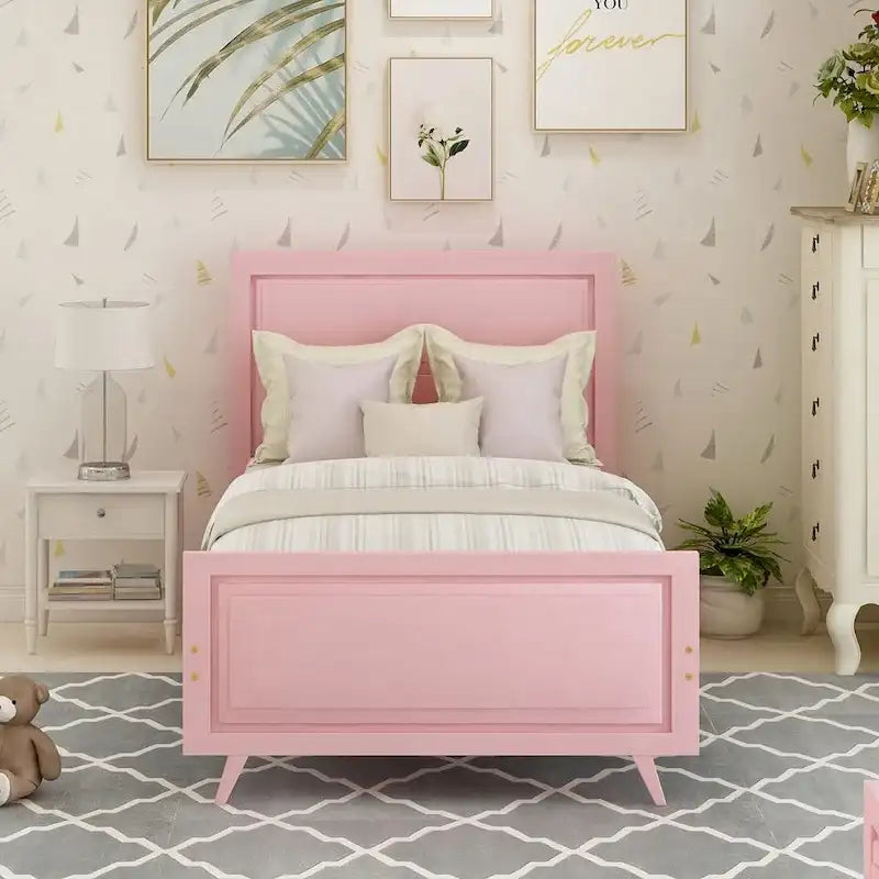 Wood Platform Bed