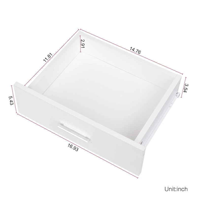 Wood Wall Mount Hair Stylist Salon Station Storage Cabinet Lockable - 15.98 x 40.47 x 32.01