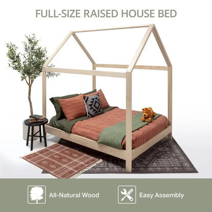 American Furniture Classics Model FULL SR Full Size House Bed with Raised Base