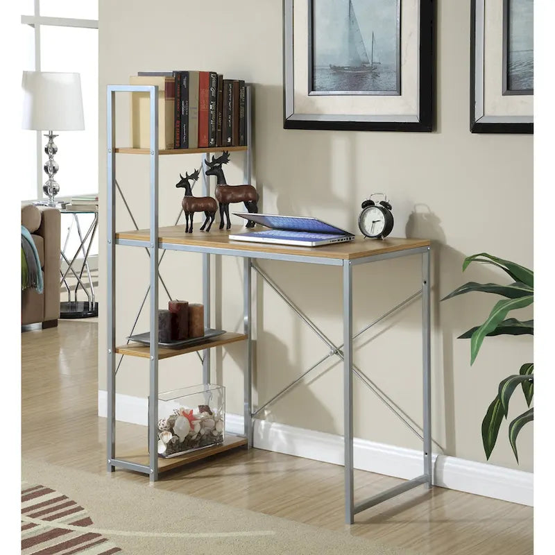 Convenience Concepts Designs2Go Office Workstation with Shelves