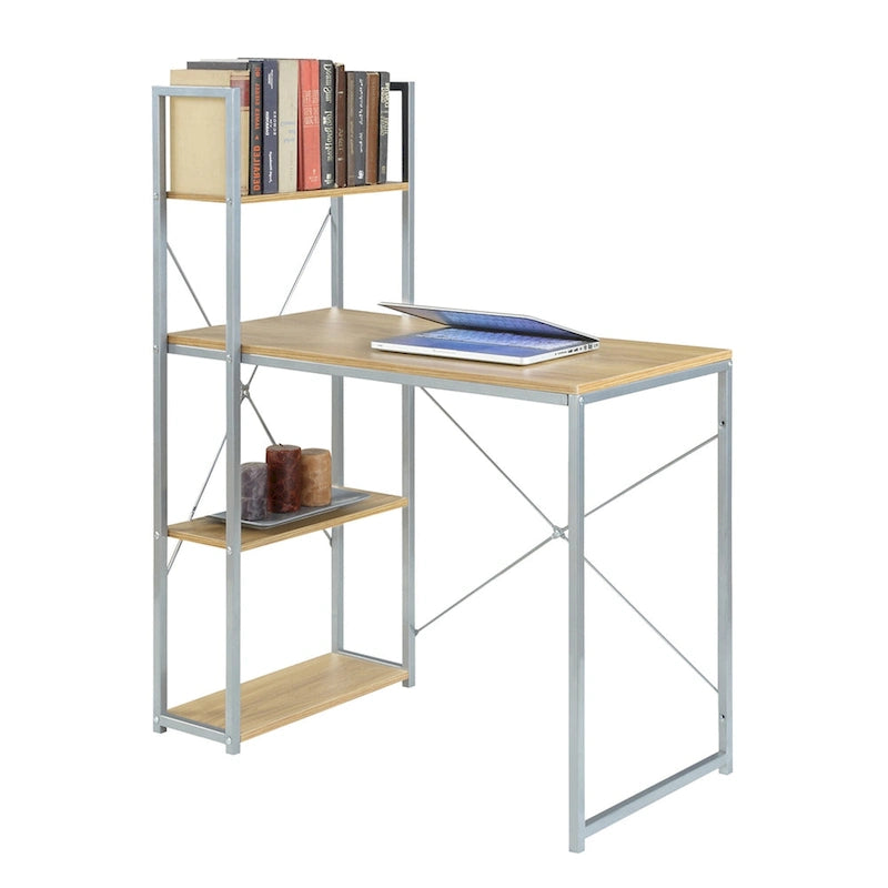 Convenience Concepts Designs2Go Office Workstation with Shelves
