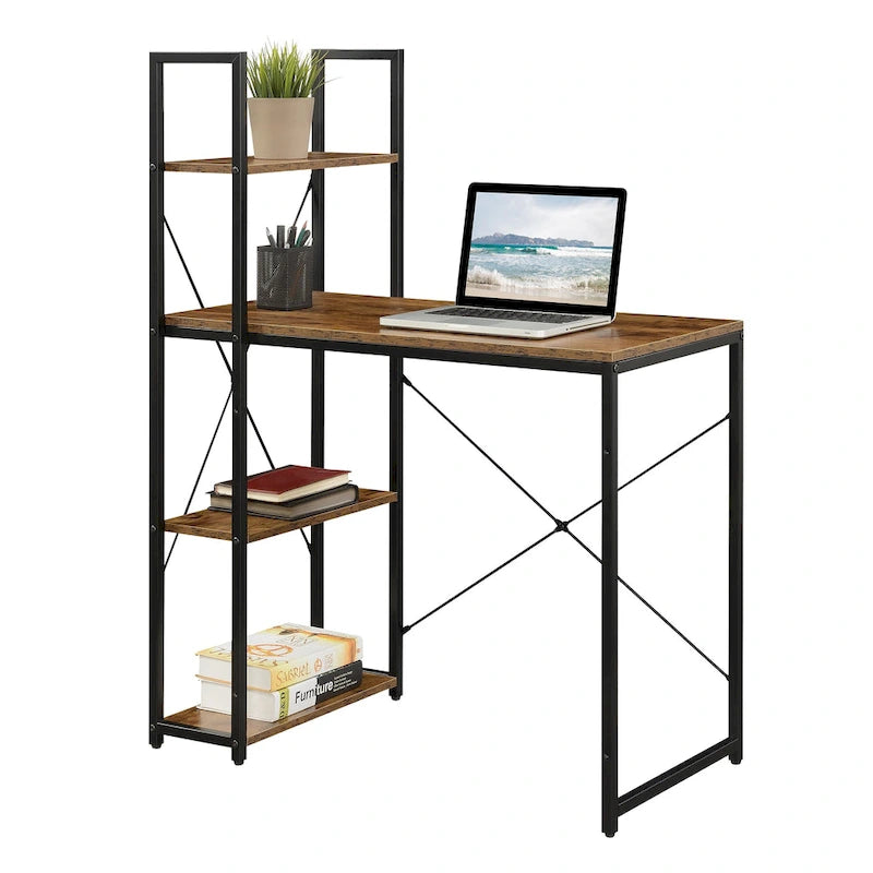 Convenience Concepts Designs2Go Office Workstation with Shelves