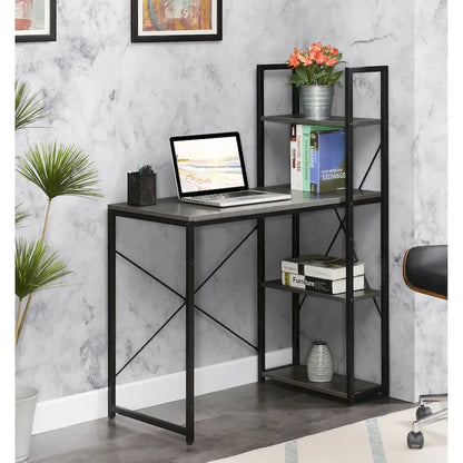 Convenience Concepts Designs2Go Office Workstation with Shelves